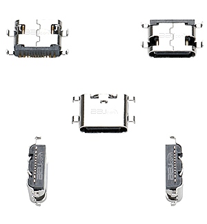 TYPE-C 16PIN 母座沉板1.6 L=6.5 铜合金端子 TYPE-C 16PIN 母座沉板1.6 L=6.5 铜合金端子