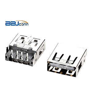 USB 2,0-AF90度沉板黑胶平口铁 USB 2,0-AF90度沉板黑胶平口铁