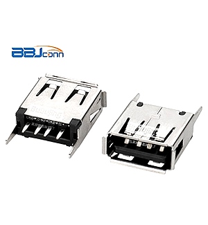 USB 2,0-AF180度全包黑胶铁直脚13,7 USB 2,0-AF180度全包黑胶铁直脚13,7
