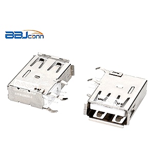 USB 2,0-AF侧插长体白胶卷边脚距6,8 USB 2,0-AF侧插长体白胶卷边脚距6,8