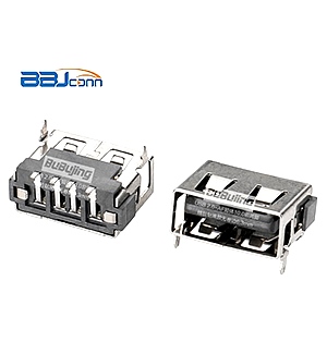 USB 2,0-AF短体10,0前两脚插后贴黑胶无卷边6,3mm USB 2,0-AF短体10,0前两脚插后贴黑胶无卷边6,3mm