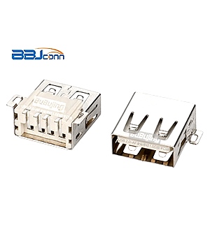 USB 2,0-AF全贴带柱1,0白胶平口铁 USB 2,0-AF全贴带柱1,0白胶平口铁