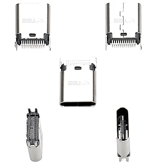 TYPE-C 24PIN 母座夹板1.0H10.5 TYPE-C 24PIN 母座夹板1.0H10.5