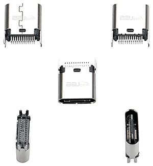 TYPE-C 24PIN 母座夹板0.8H8.8 TYPE-C 24PIN 母座夹板0.8H8.8