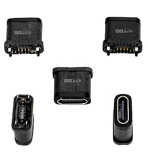 TYPE-C 16P 防水母座180度H=10.2全插IP67 TYPE-C 16P 防水母座180度H=10.2全插IP67