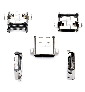 TYPE-C 24P母座 沉板1.0 双贴L=8.75 TYPE-C 24P母座 沉板1.0 双贴L=8.75
