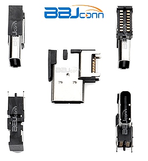 TYPE C 16PIN 母座 侧插SMT L=14.0 CH=7.2 TYPE C 16PIN 母座 侧插SMT L=14.0 CH=7.2