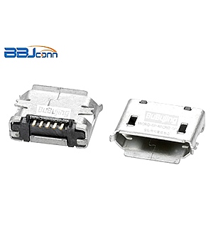 MICRO-5P 全贴带柱雾锡卷边 MICRO-5P 全贴带柱雾锡卷边